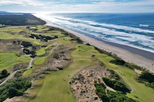 Bandon Dunes 4th Green Ocean Aerial